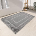 Bathroom Floor Mat, Boho Bathroom Mat, Super Absorbent Bath Rug, Non Slip by BULULOM
