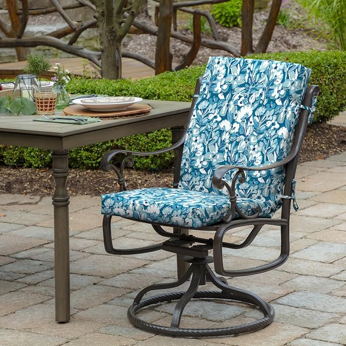 Arden Outdoor Dining Chair Cushion, 20 in x 20 in, Patio Cushion - Image 2