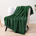 PAVILIA Emerald Green Throw Blanket by PAVILIA