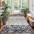 KUTA 4x6 Rug Boho Rugs for Living Room, Moroccan Washable Kitchen Rug Non Slip by KUTA