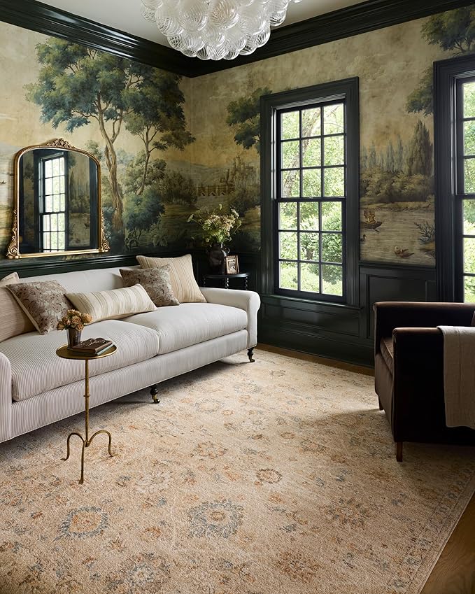 Loloi Chris Loves Julia Palma Collection PLM-11 Natural/Multi 9'-6" x 13'-1" by Loloi