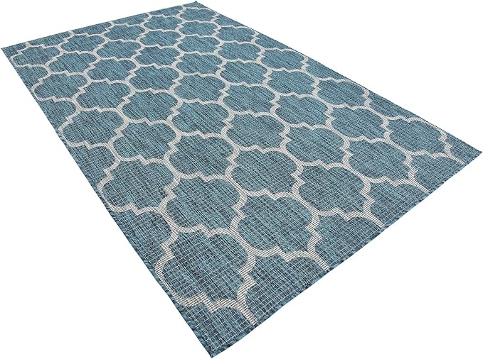 Unique Loom Outdoor Trellis Collection Area Rug - Image 5