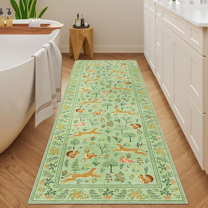 DUKINO 2x6 Rug for Hallway, Washable Kitchen Runner Rug - Image 8