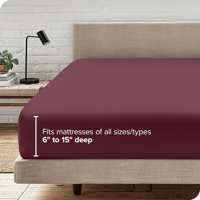 Bare Home Fitted Bottom Sheet Twin XL Size - Image 6
