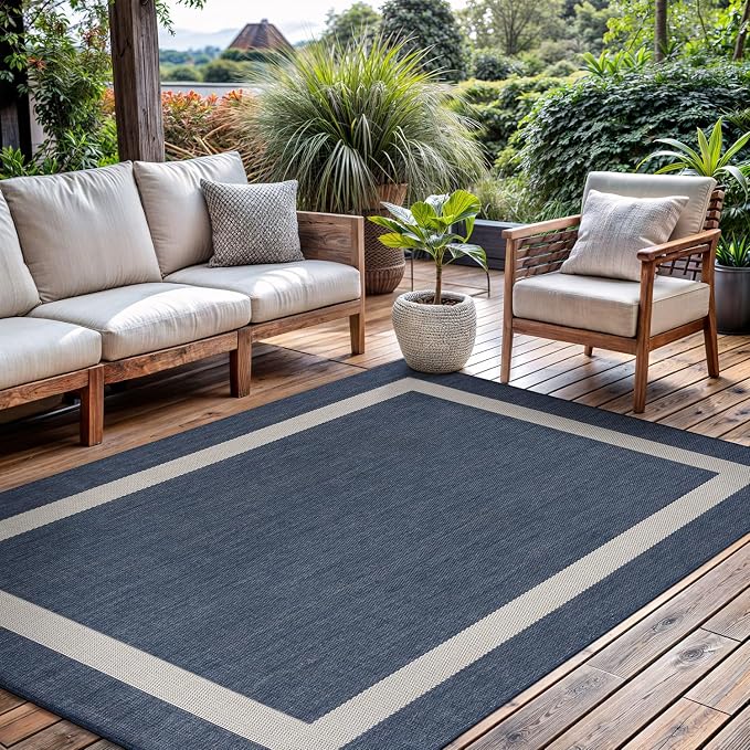 CAMILSON Outdoor Rug 5x7, Modern Outside Rugs by CAMILSONIndoorOutdoorAreaRugs
