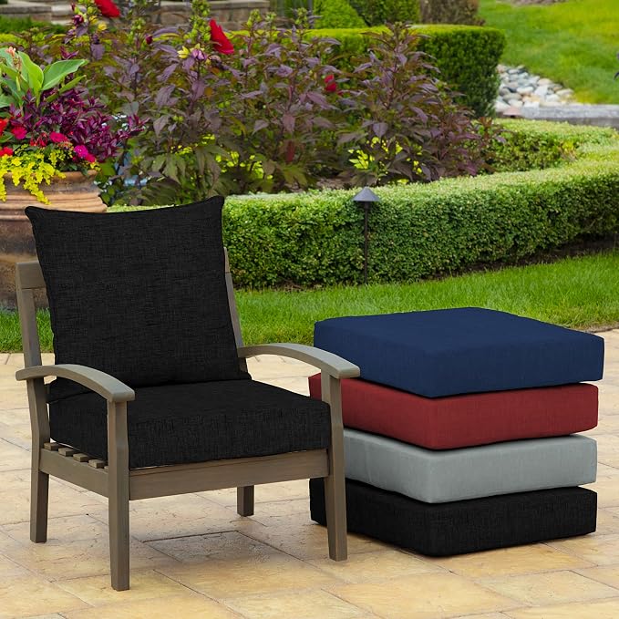 Arden Outdoor Deep Seat Cushion Set, 24 in x 24 in, Weather-Proof, Rain-Proof - Image 7