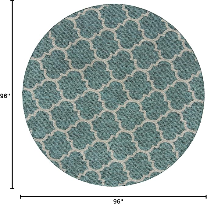 Unique Loom Outdoor Trellis Collection Area Rug - Image 2