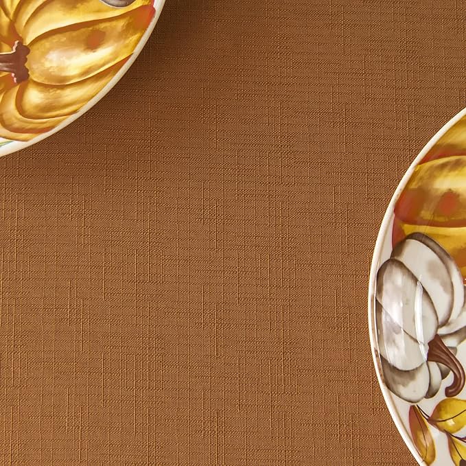 maxmill Fall Tablecloth Stain Resistant Waterproof Wrinkle Resistant Spillproof - Image 9