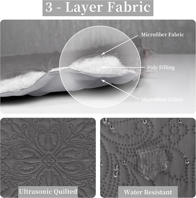 Easy-Going Full/Queen Size Reversible Quilt Set - Image 5