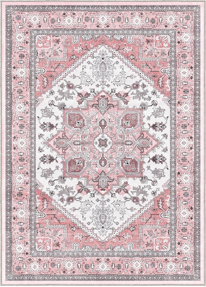 OPPODREAM Thin Area Rugs 4x6, Low-Pile Washable Rugs 4x6 - Image 9