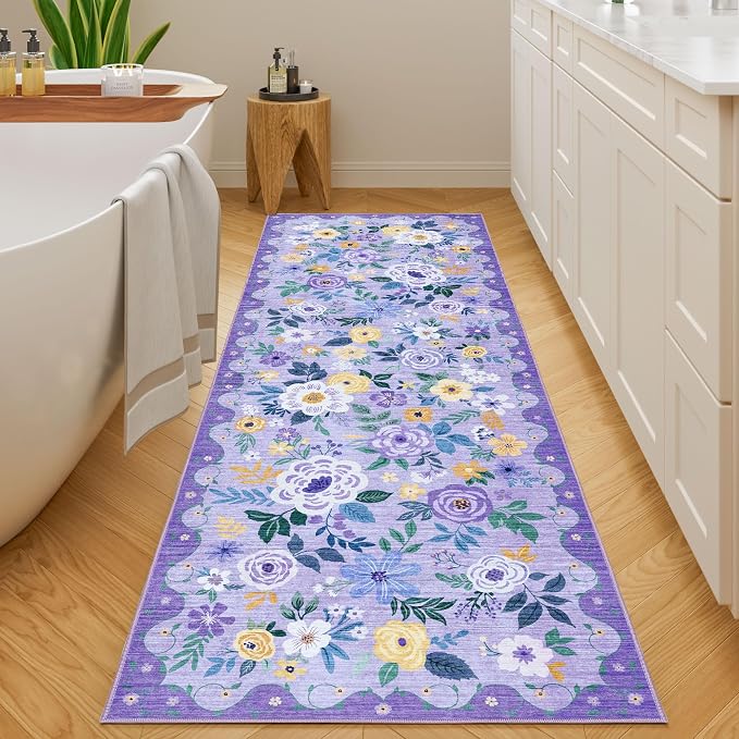 DUKINO Runner Rug, 2x10 Kitchen Hallway Carpet, Washable - Image 3