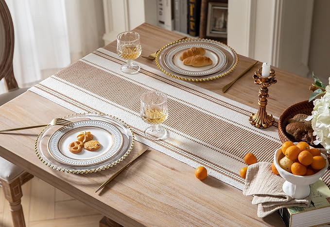 Caflife Boho Table Runner Brown - Image 3