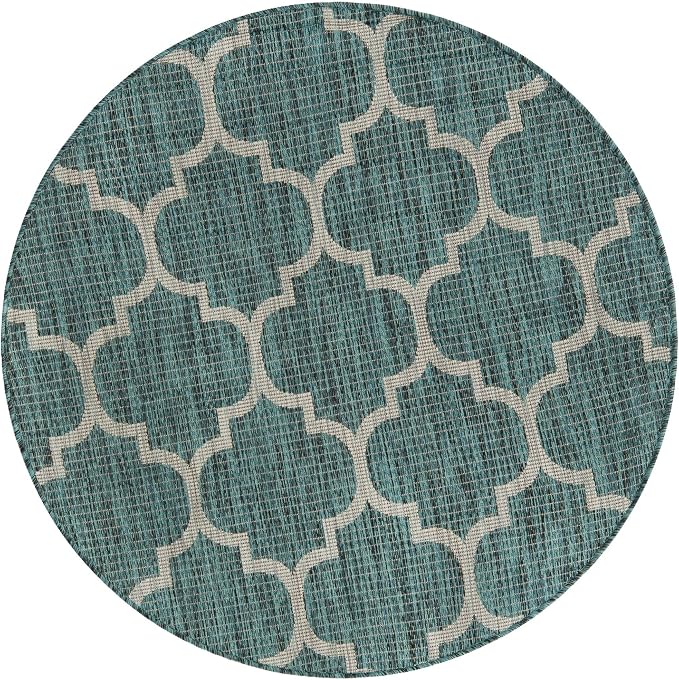Unique Loom Outdoor Trellis Collection Area Rug - Image 2