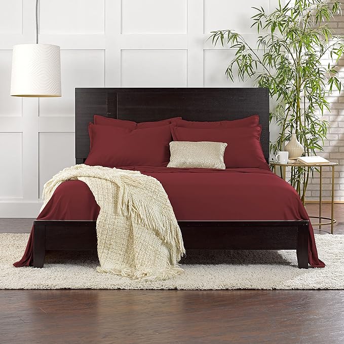 Pure Bamboo King Sheets, Genuine 100% Organic Viscose Derived from Bamboo Bed - Image 7