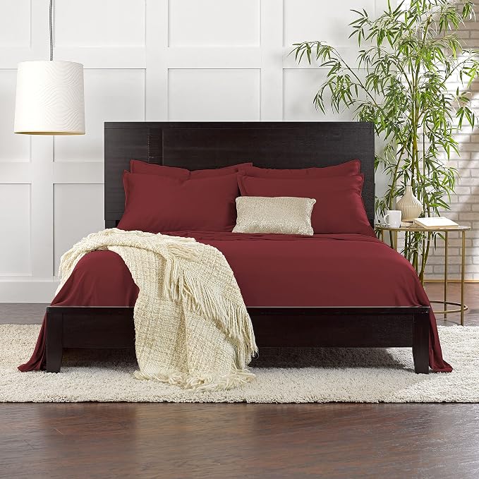 Pure Bamboo Twin Sheets, Genuine 100% Organic Viscose Derived from Bamboo Bed - Image 7