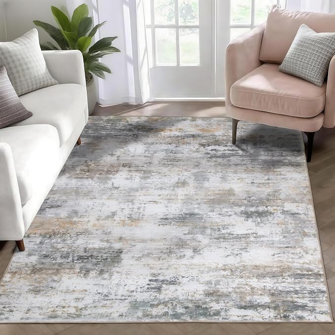 WILLSUN Washable Area Rugs, 3x5 Non-Slip Boho Large Area Rugs by Embracethewarmthofhome