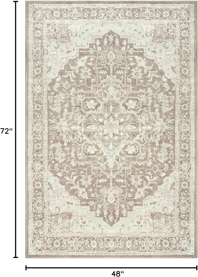 Bloom Rugs Washable Non-Slip 4' x 6' Rug - Image 2