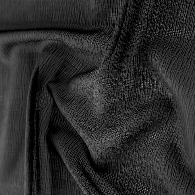 MAIHER 108 Inches Long Sheer Pleated Drapes 9FT Curtain Panels Voile Soft Touch - Image 8
