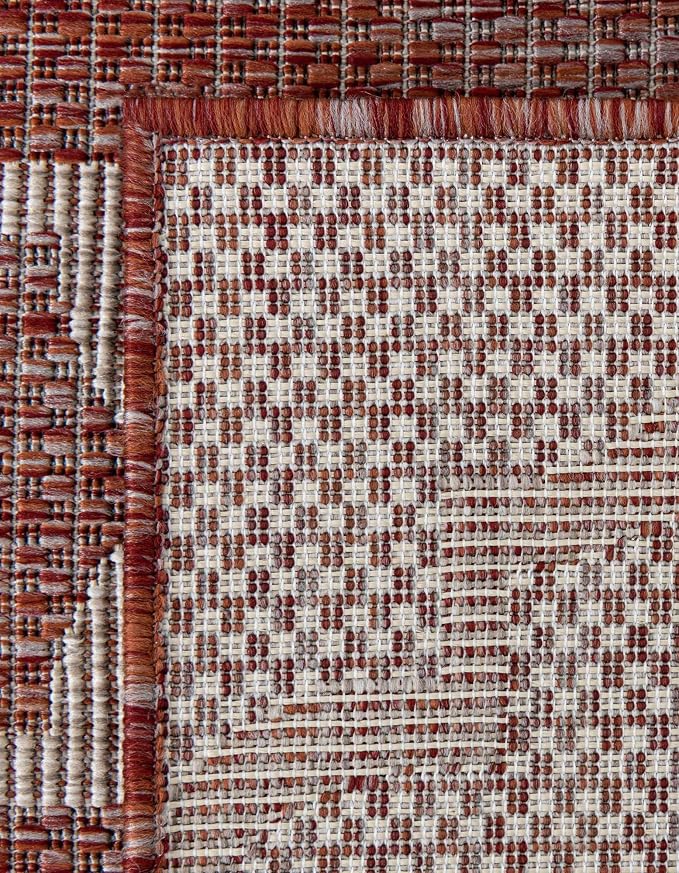 Unique Loom Outdoor Trellis Collection Area Rug - Image 4