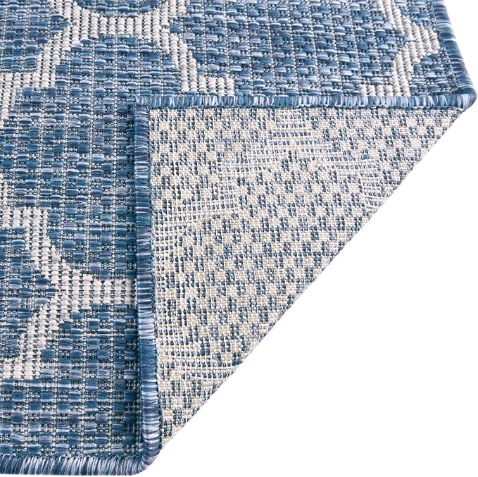 Unique Loom Trellis Collection Area Rug-Lattice Design, Moroccan Inspired - Image 7