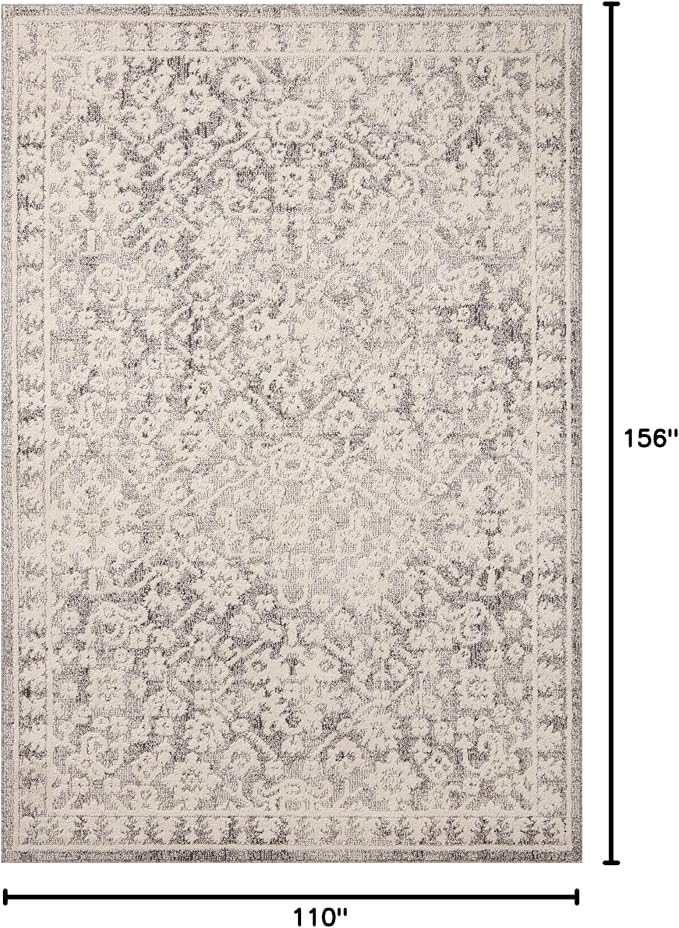 Loloi Magnolia Home by Joanna Gaines Gigi Collection GIG-01 Grey/Ivory 9'-2" x - Image 2