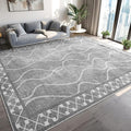 Area Rugs 6x9 Washable Rug, Non-Slip Rugs by Woottpe