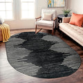 Rugshop Bohemian Stripe Stain Resistant High Traffic Living Room Kitchen by Rugshop