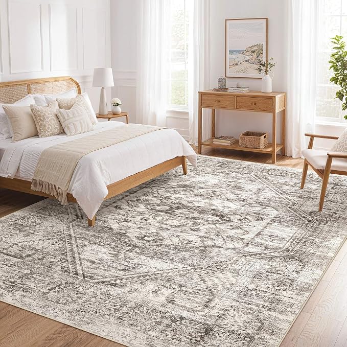 Vintage Living Room Area Rug 6x9 - Image 8
