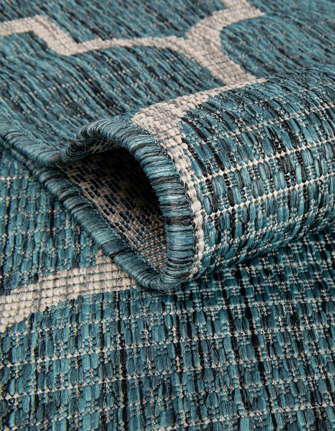 Unique Loom Outdoor Trellis Collection Area Rug - Image 5