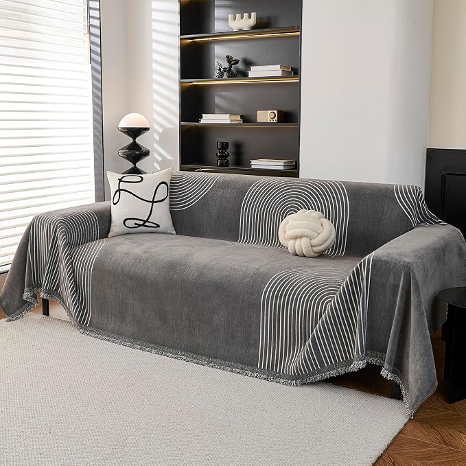 MEETSKY Couch Cover Sofa Cover Washable, Chenille Sofa Covers by MEETSKY