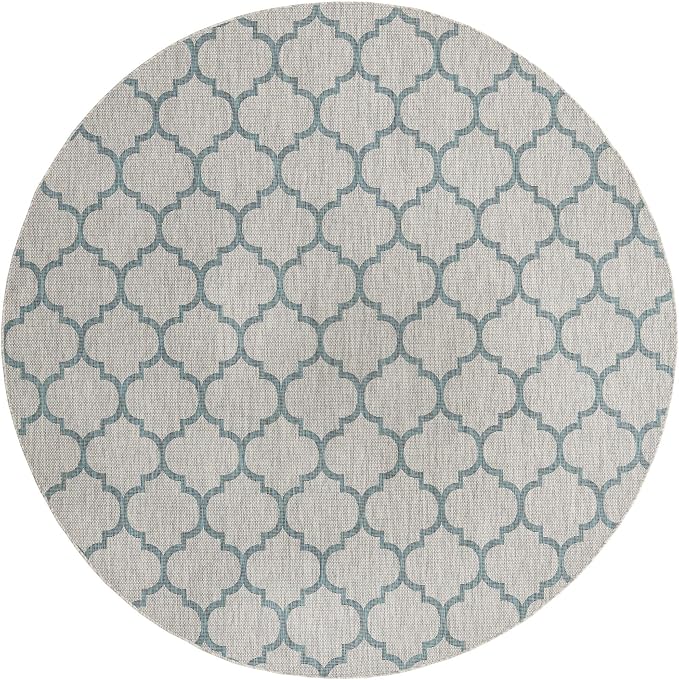 Unique Loom Outdoor Trellis Collection Area Rug - Image 3