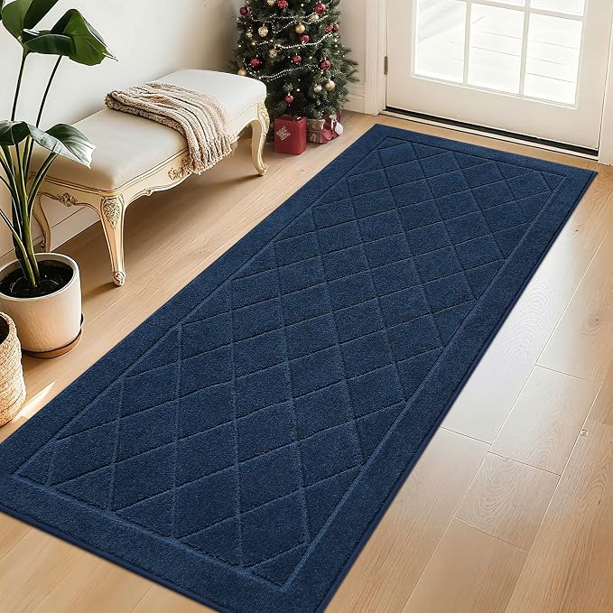 BEQHAUSE Dirt Trapper Door Mat 32" x 72", Doormat Non-Slip Entryway Rugs by BEQHAUSE