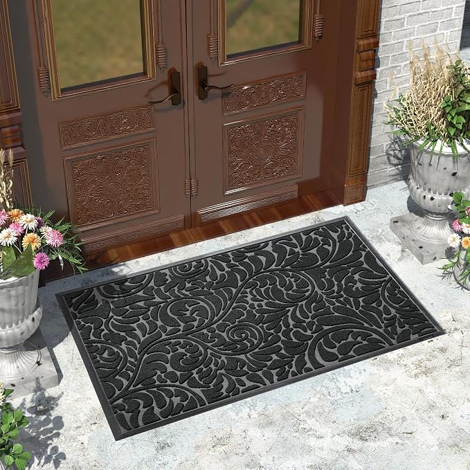 Yimobra Large Door Mat Outside Entrance 47x32, Waterproof Sturdy Outdoor Mats by Yimobra