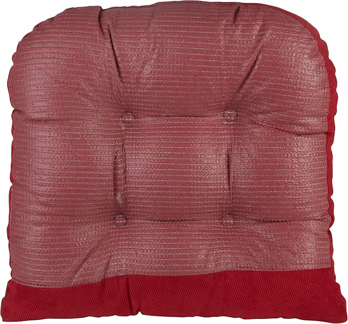 Klear Vu Gripper Overstuffed Universal Non-Slip Dining Chair Cushions - Image 3