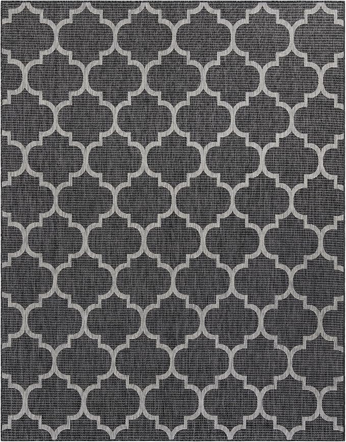 Unique Loom Outdoor Trellis Collection Area Rug - Image 3