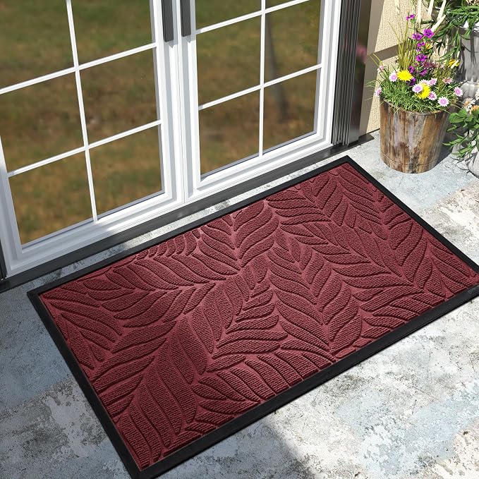 Yimobra 47x32 Large Door Mat Outdoor Indoor, All-Season Waterproof Door Mat by Yimobra