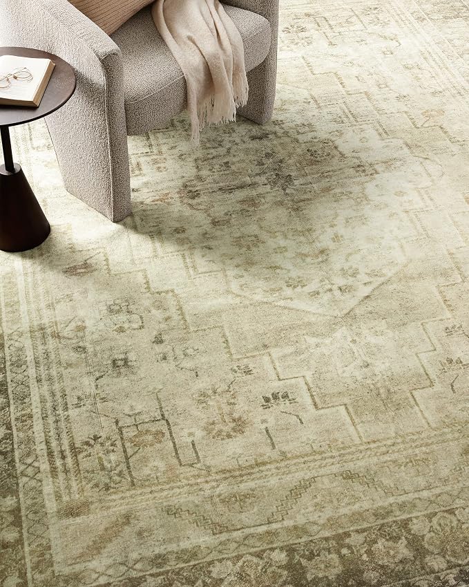 Loloi Magnolia Home by Joanna Gaines Banks Collection BAN-06 Natural/Granite - Image 7