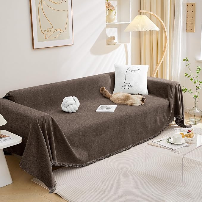 MEETSKY Couch Covers Sofa Slipcover Couch Protector Covers Universal Fit by MEETSKY