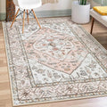 Lahome Boho Washable Living Room Area Rug by Lahome