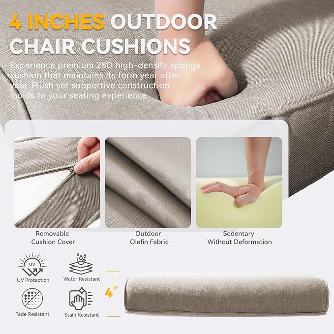 Outdoor Chair Cushions - Image 3