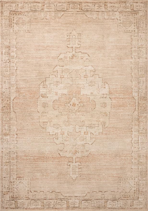 Loloi Chris Loves Julia Palma Collection PLM-02 Spice/Natural 3'-6" x 5'-6" - Image 2