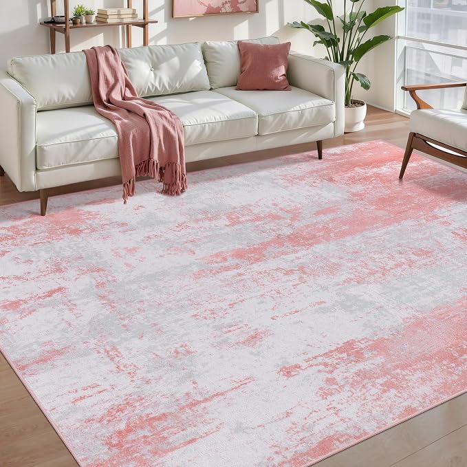 Ciicool Modern Abstract Rug for Living Room, 5x7 Machine Washable Area Rug - Image 2