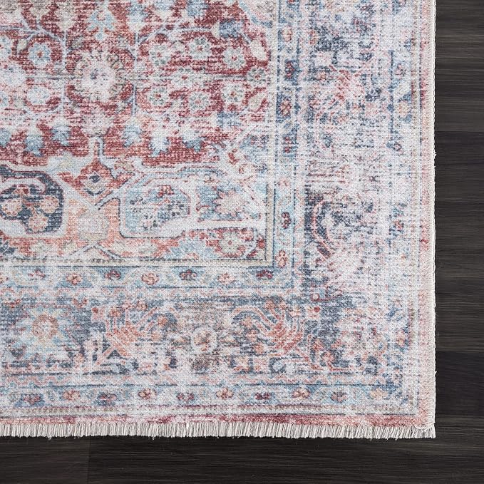 Bloom Rugs Caria Washable Non-Slip 7 ft Runner - Image 5