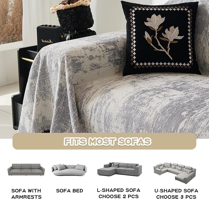 MEETSKY Couch Cover Boho Sofa Covers Couch Covers - Image 8