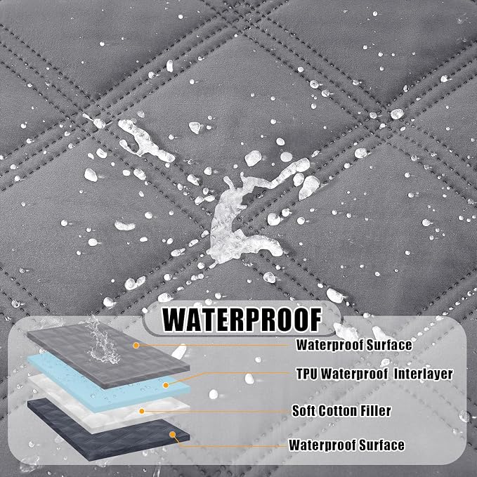 Smiry Waterproof Dog Bed Cover Blanket 40x90, Soft Reversible Pet Blanket - Image 2