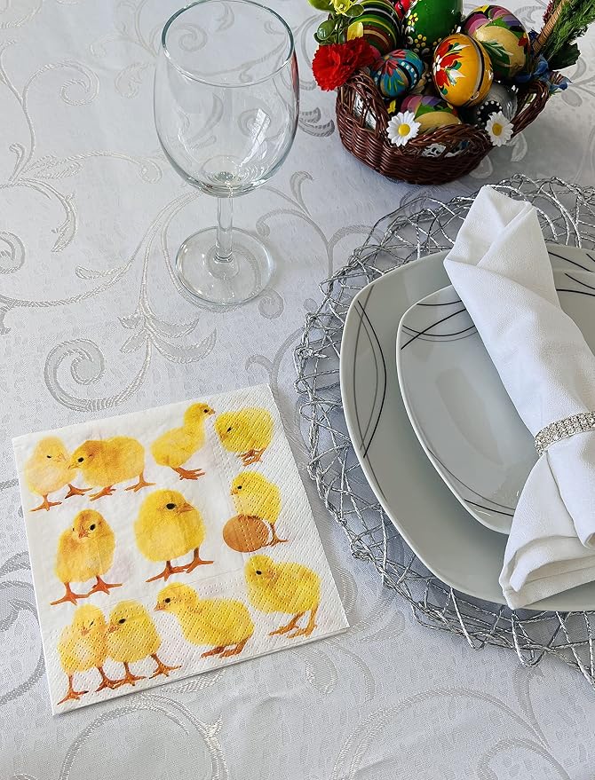AM Decor Easter Luncheon Paper Napkins 20-Count Dinner Paper Napkins - Image 2