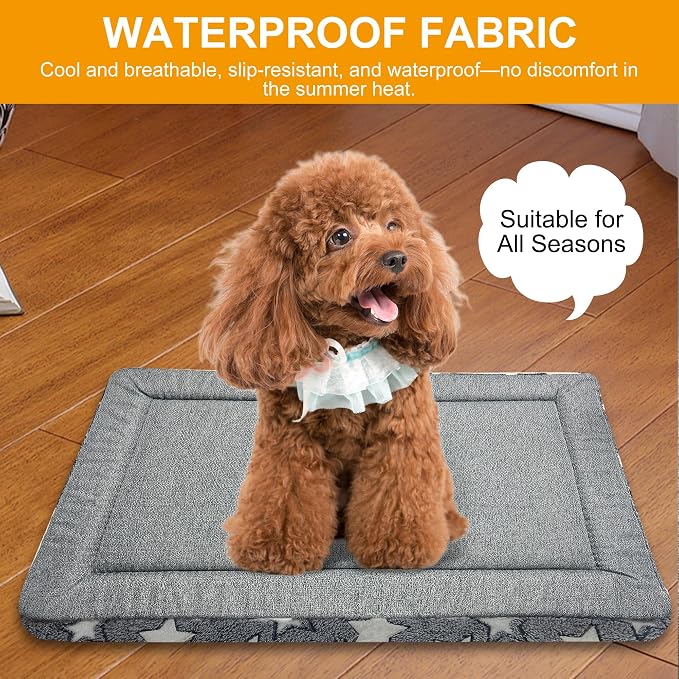 Washable Dog Bed Plush Orthopedic Outdoor Crate Mat - Image 4