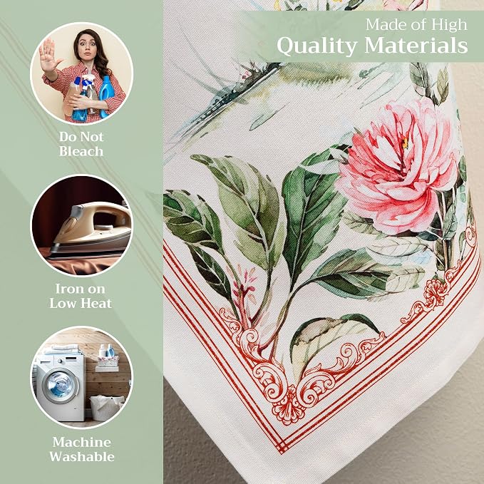 100% Cotton Kitchen Towel Campagne Maison d' Hermine Set of 2 Super Soft Highly - Image 3