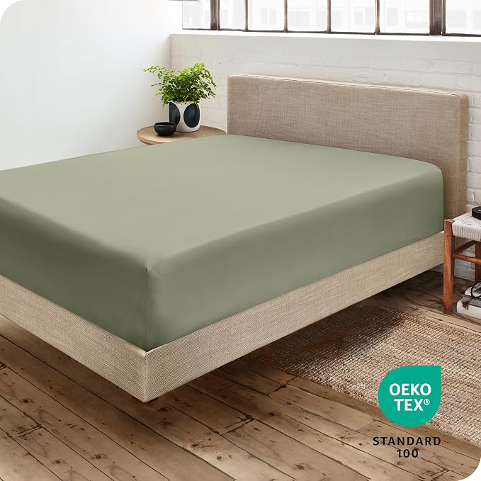 Bare Home Fitted Bottom Sheet King Size - Image 4