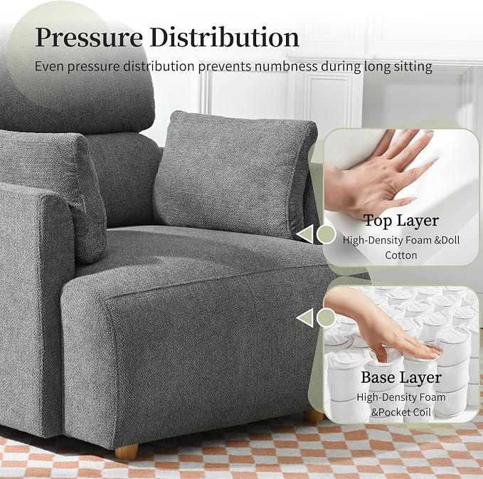 Modern Oversized Accent Chair - Image 6
